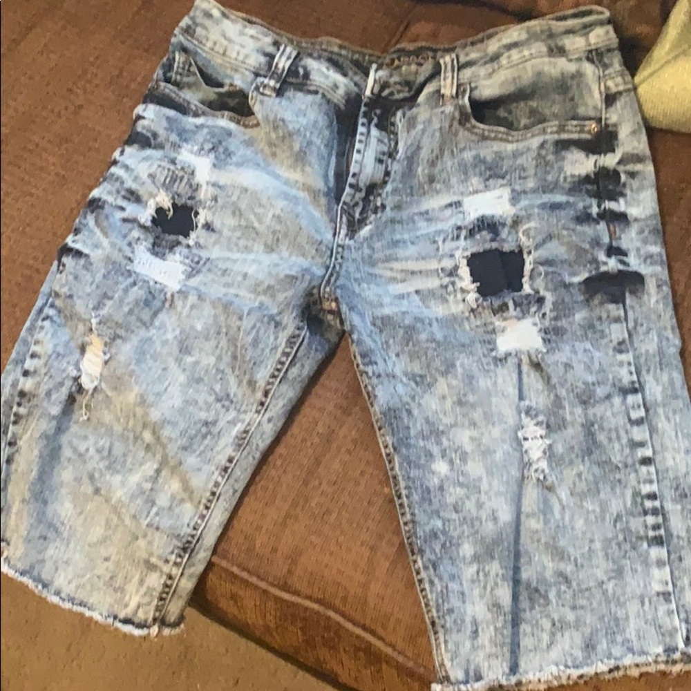 Men’s denim shorts